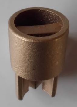 Brass Pole Bottom Insert 34mm
