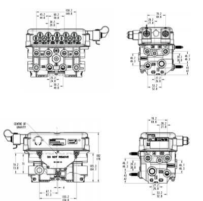 Haldex Gen 3 EBS Modulator (2M) - Montracon Parts